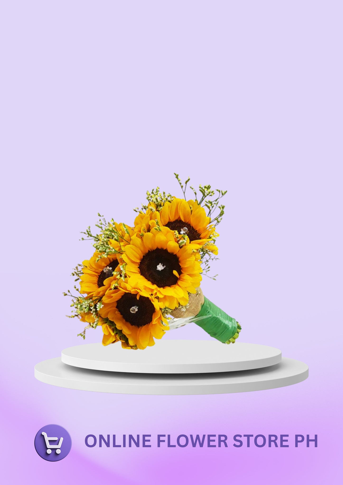 Bridal - Sunflower Stargazed Bouquet