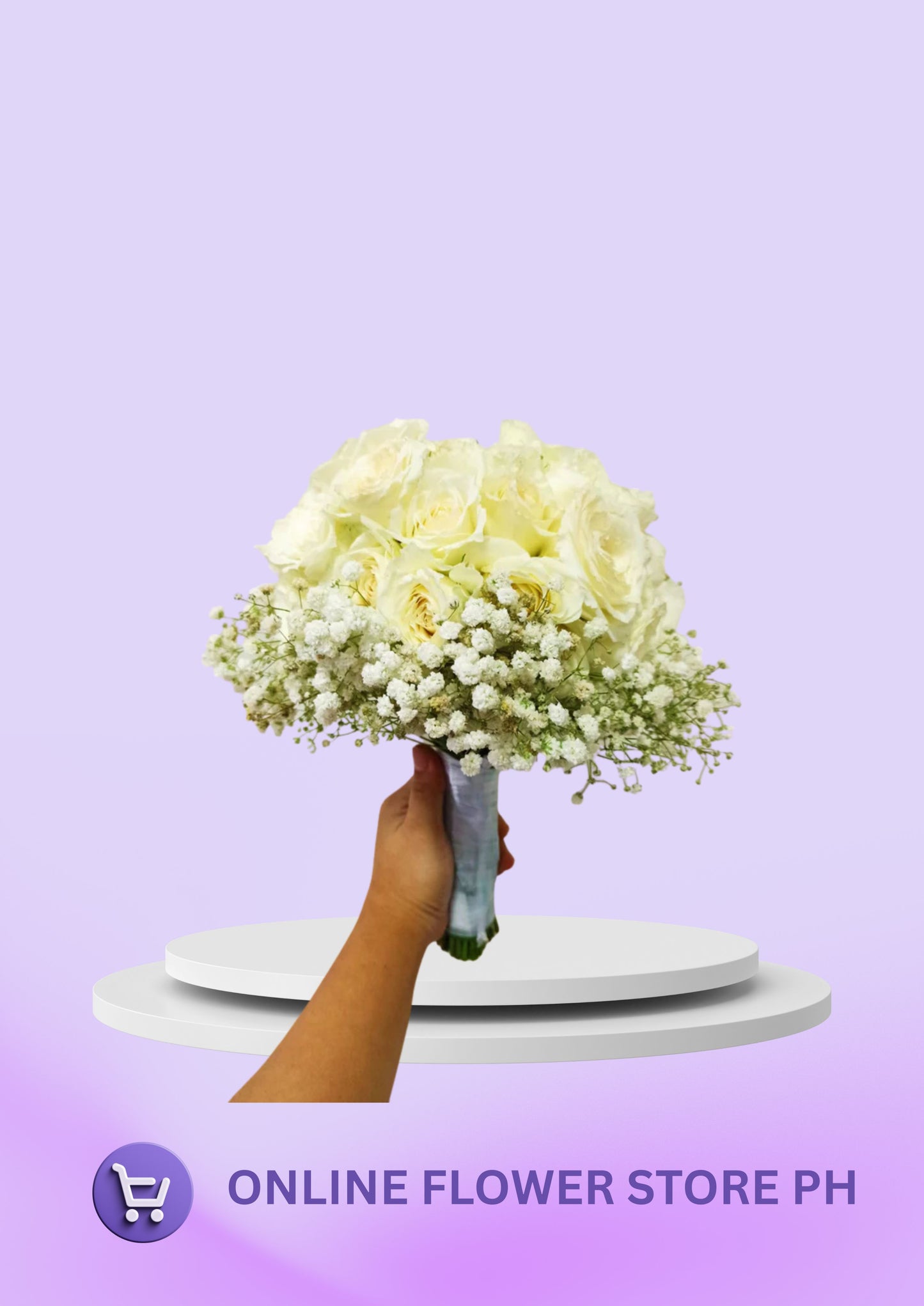 Bridal bouquet White Accent