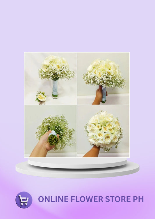 Bridal bouquet White Accent