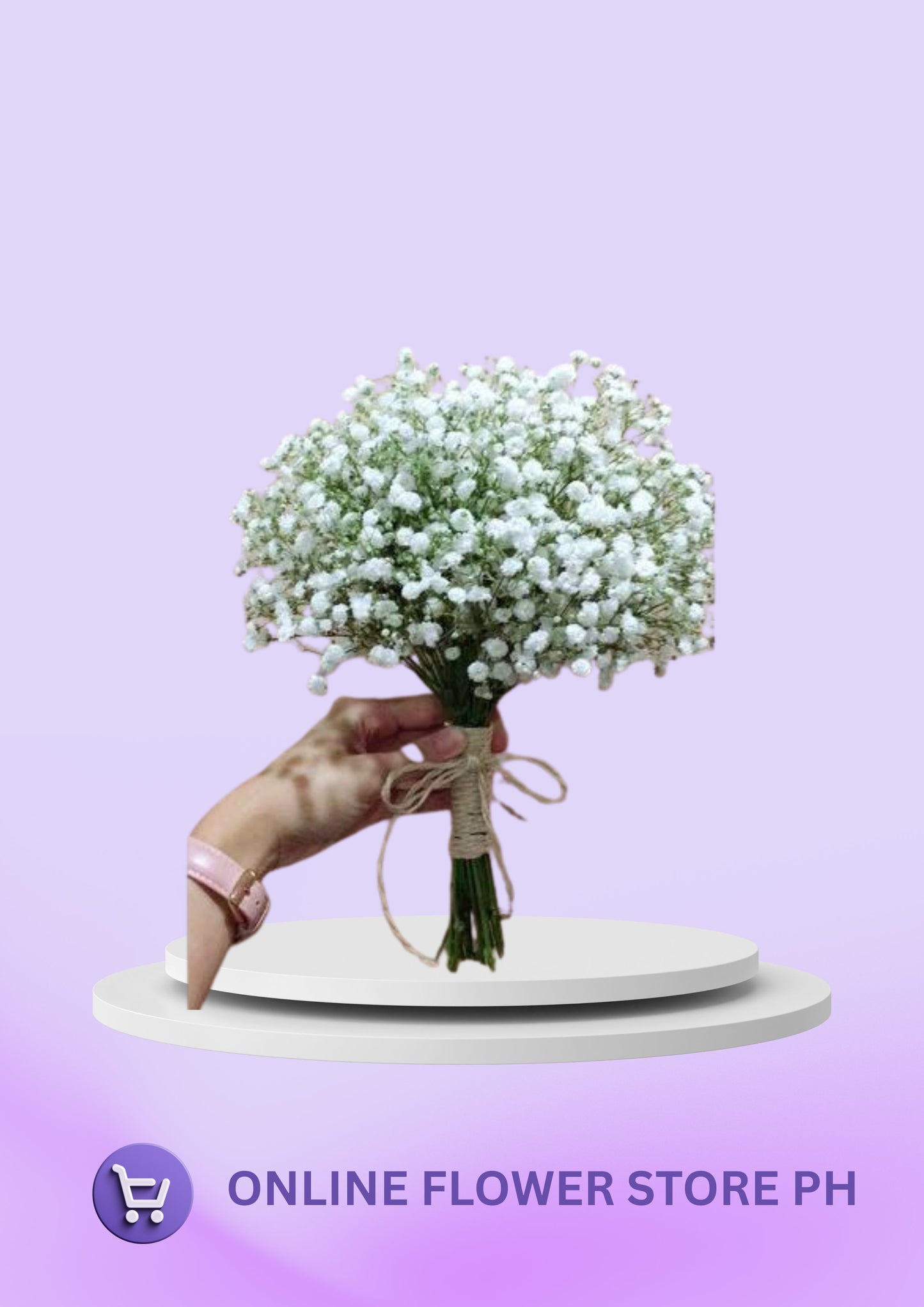 Babys Breath Bridal bouquet