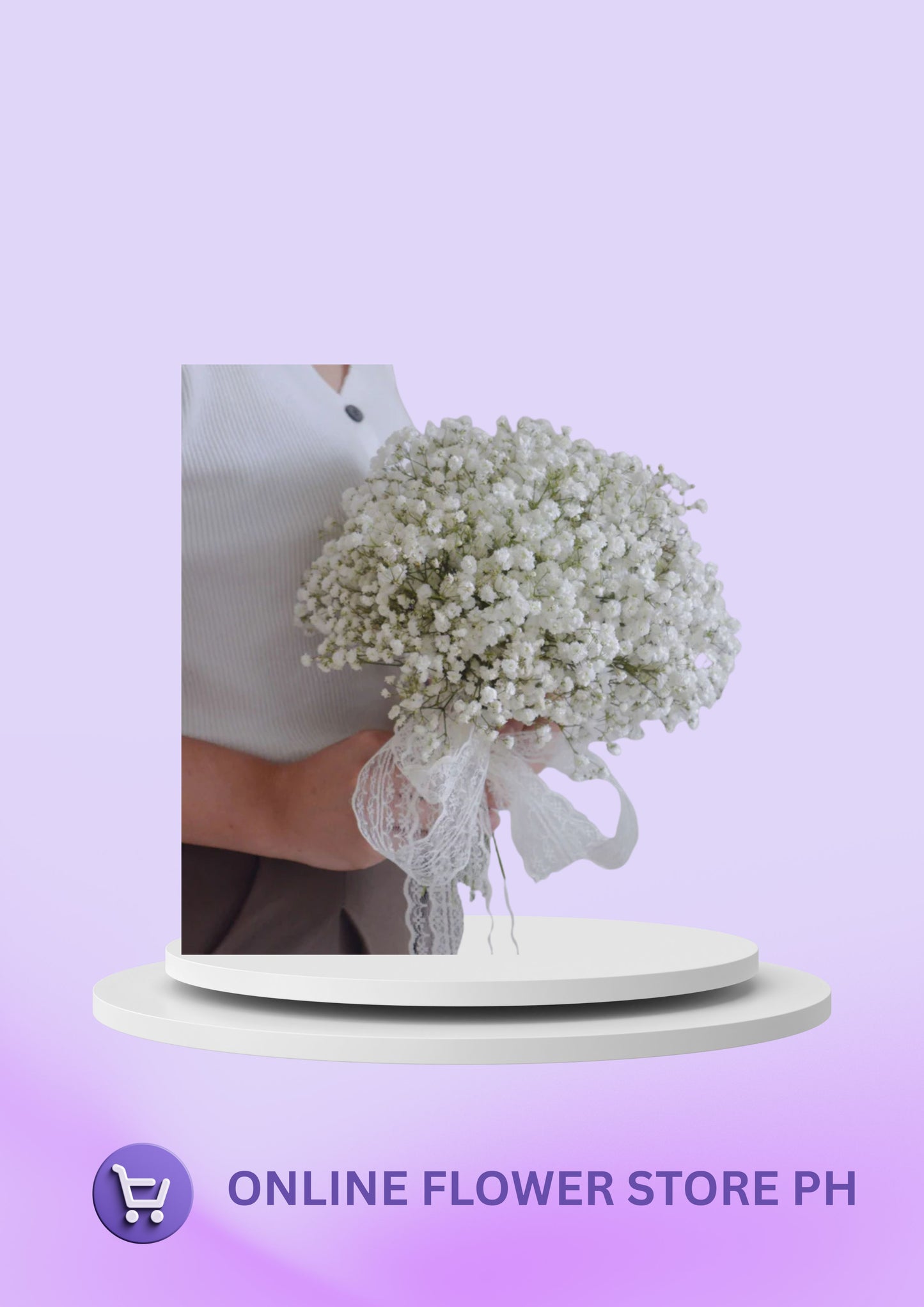 Babys Breath Bridal bouquet