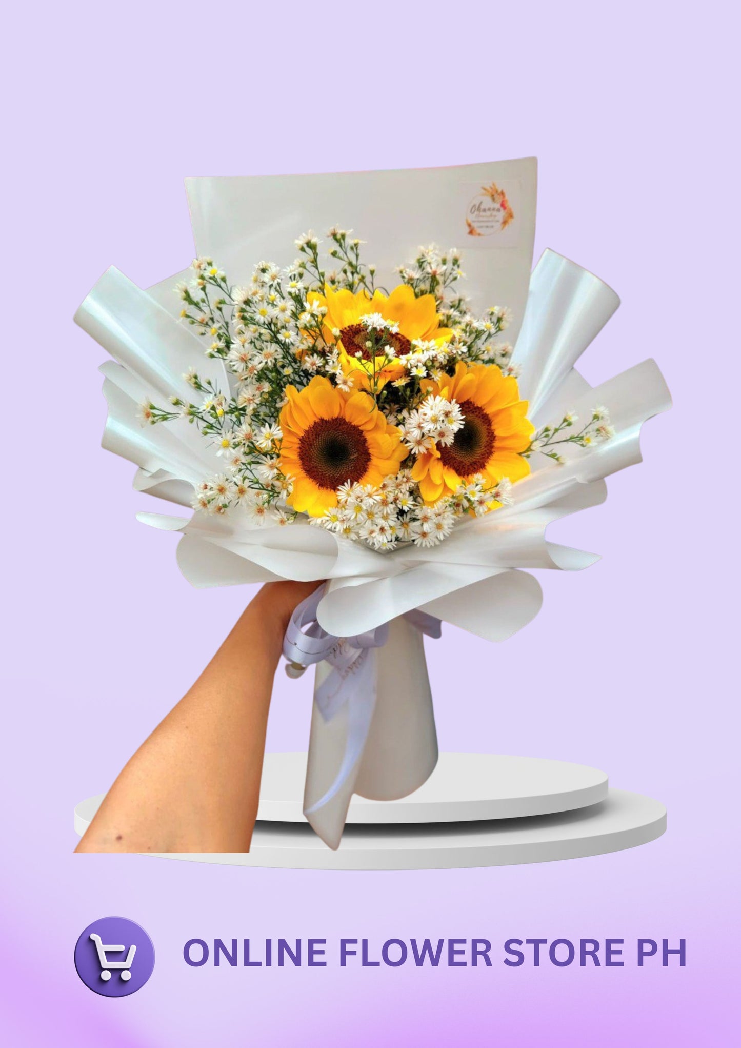 BU-“Sunny Delight Sunflower Bouquet”