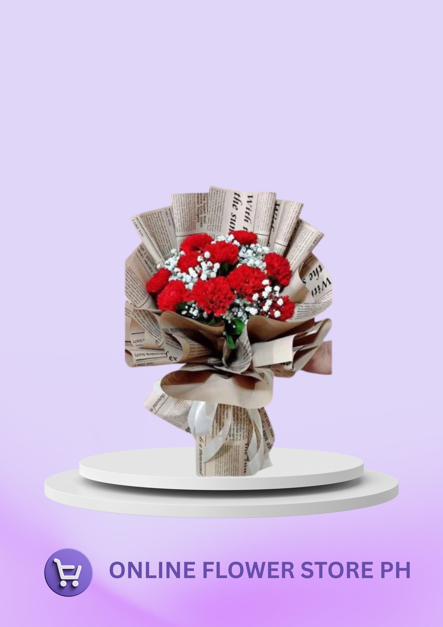 Carnation – Red Exotic Bouquet