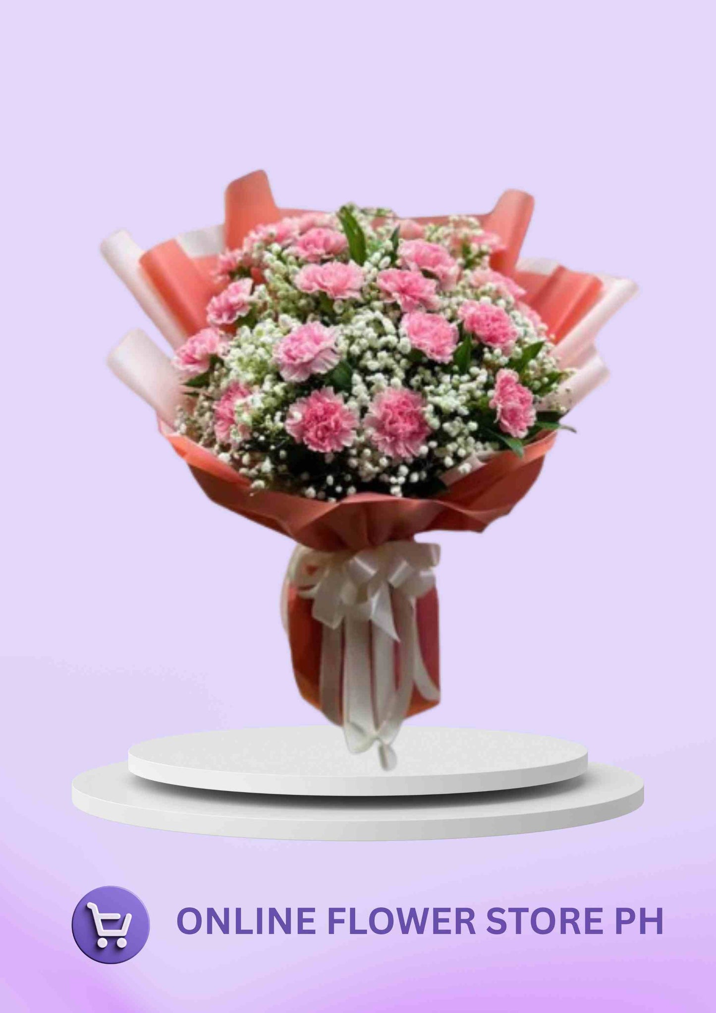 Carnation – Overflowing Pink Bouquet