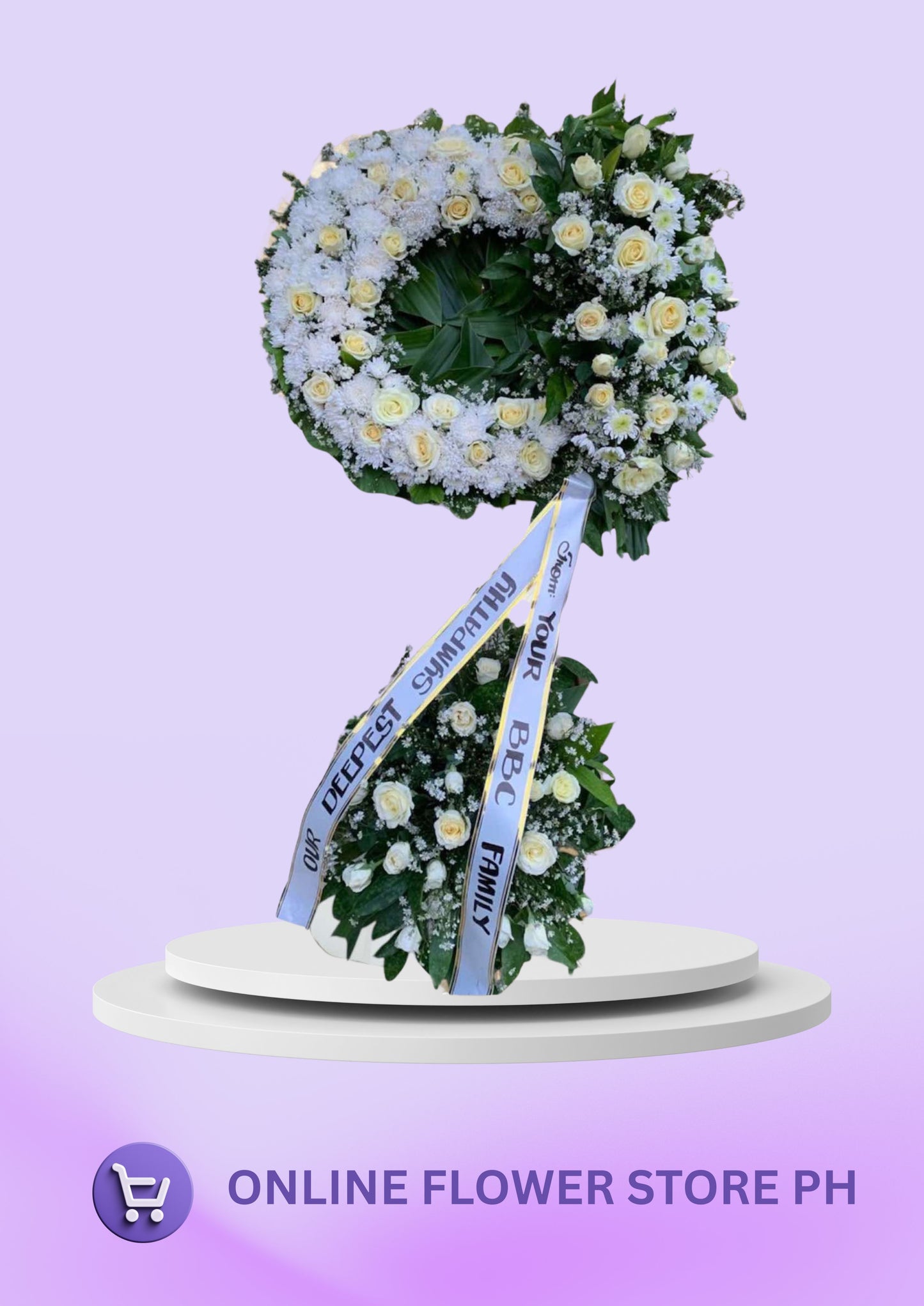 Sympathy Standee Flowers