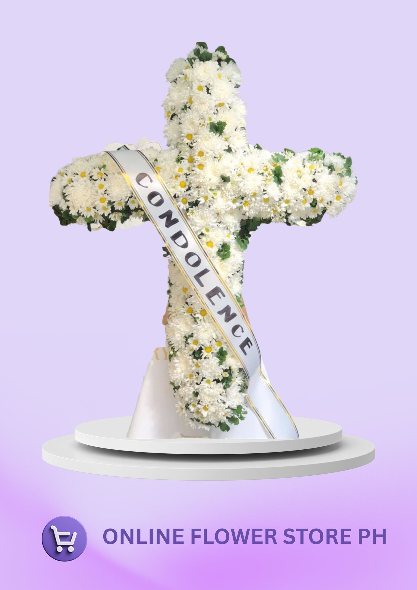 Rest in Peace Floral Standee