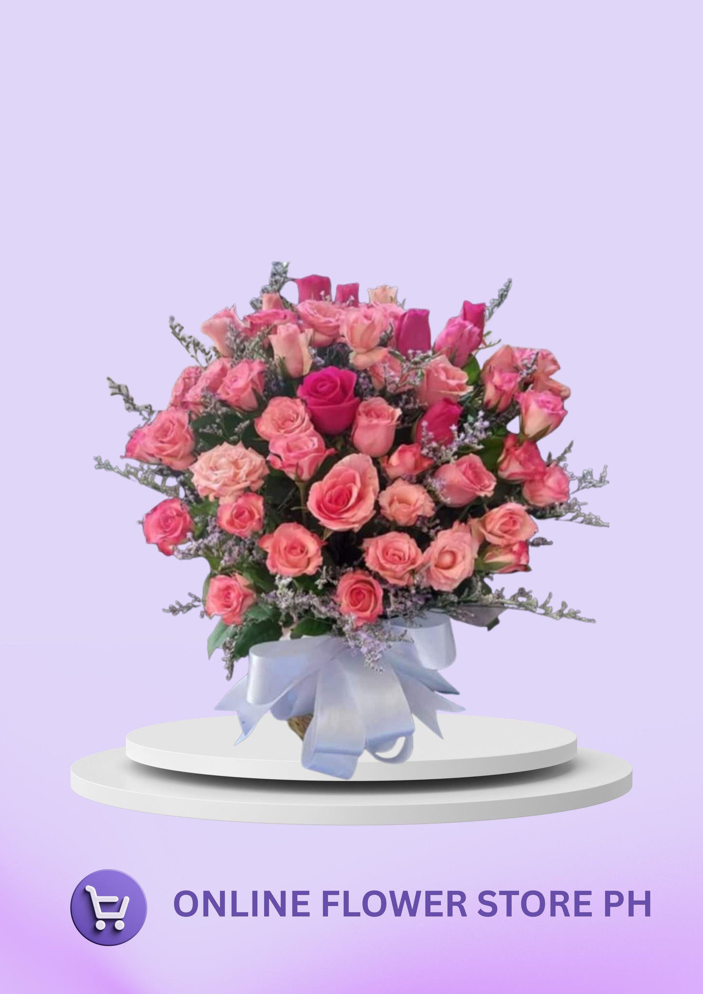 CB-60 Colorful Romance Mixed Roses Bouquet