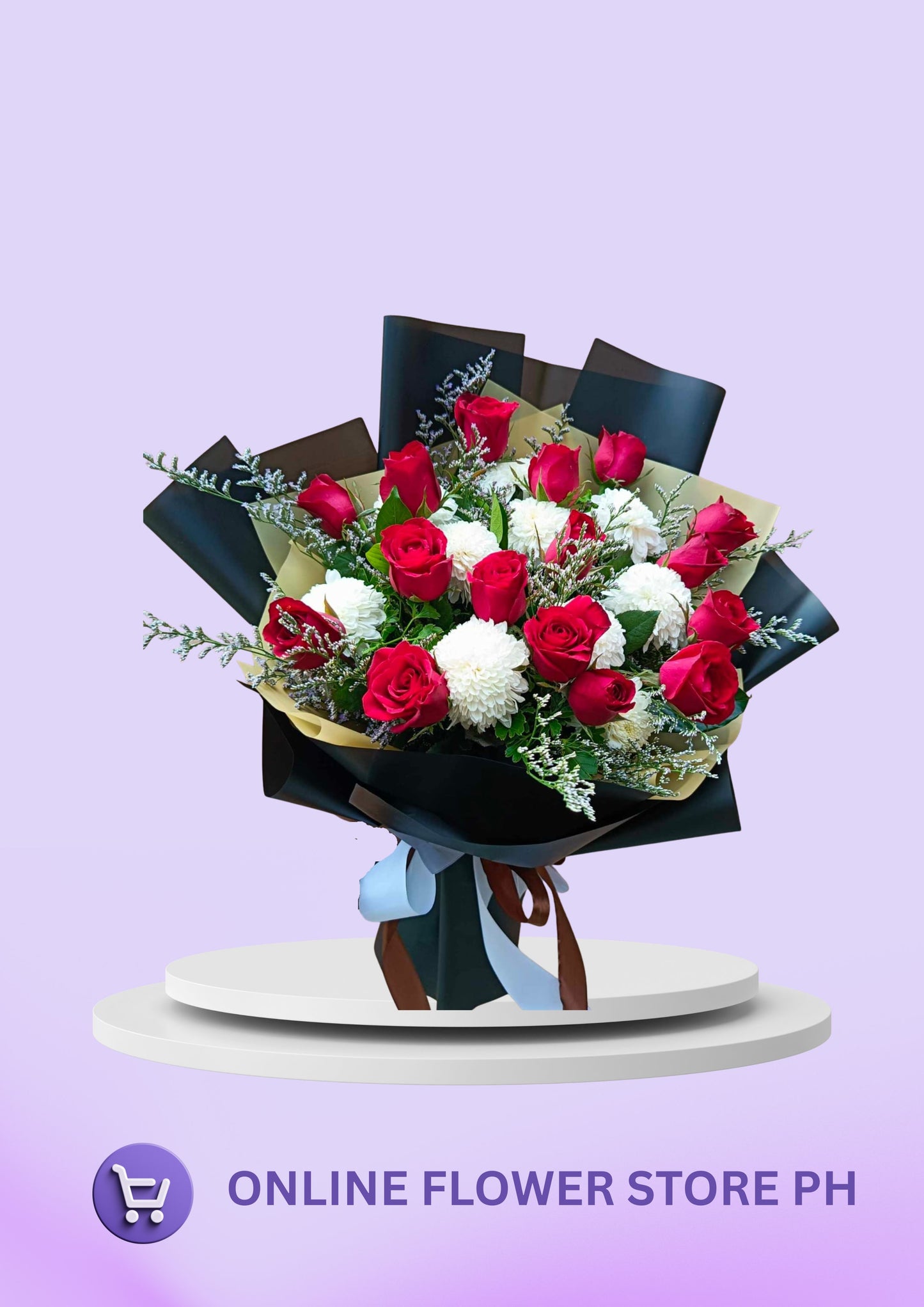 CB- Love in Bloom 2 Dozen Roses + 1 Dozen Carnations