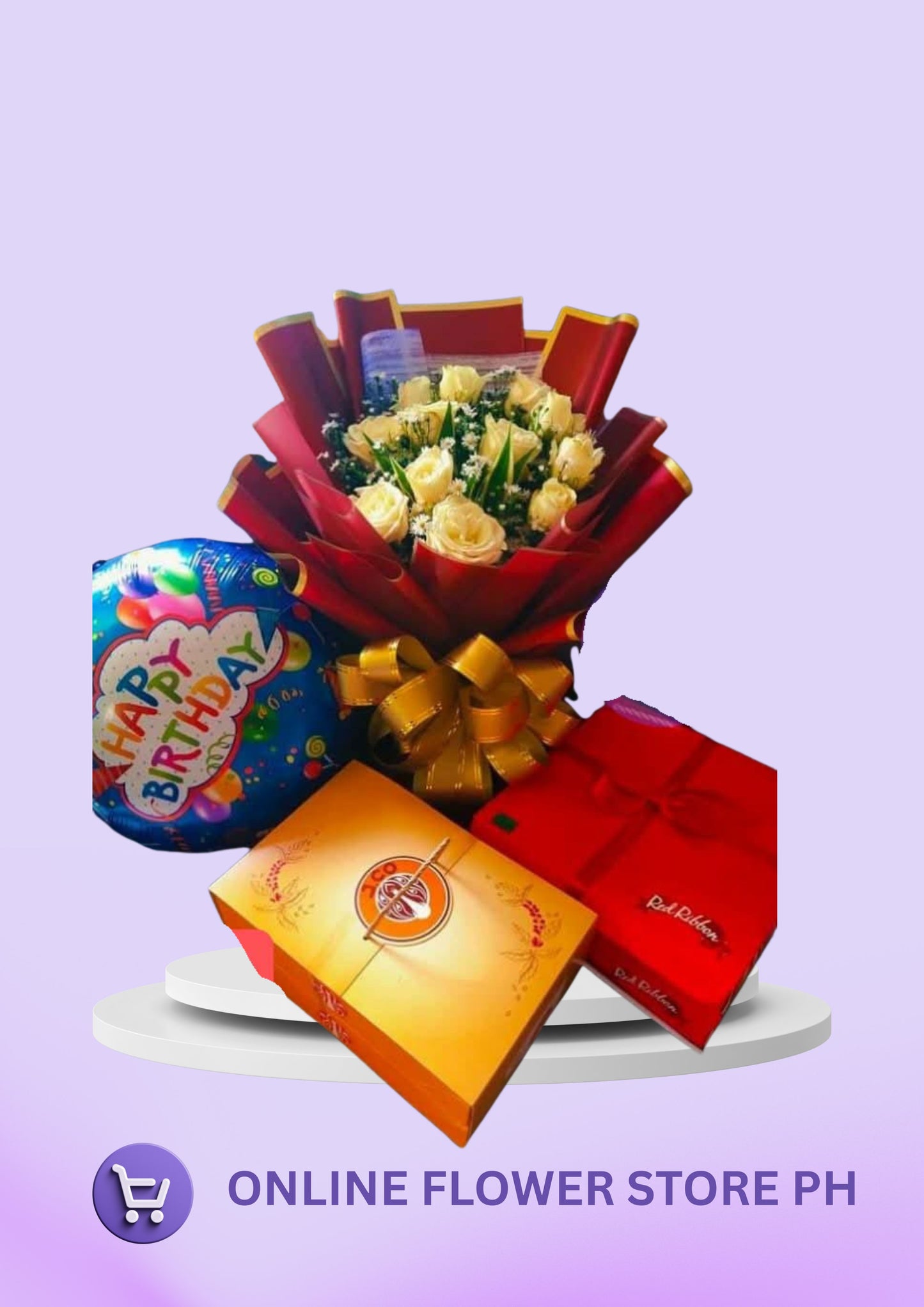 CB- 1 dozen Roses Bouquet Bundle