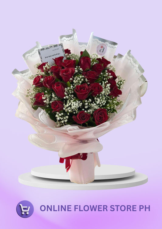 D-2 Dozens Blushing Local Roses