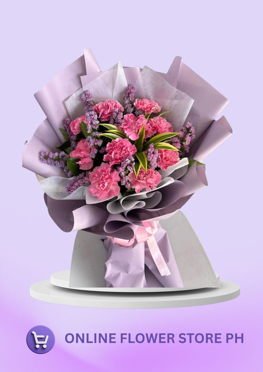 D- Sweet Elegance Carnation Bouquet