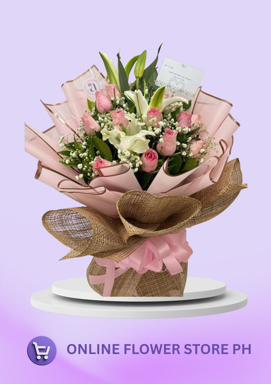 D- Classic Love Roses & Lilies