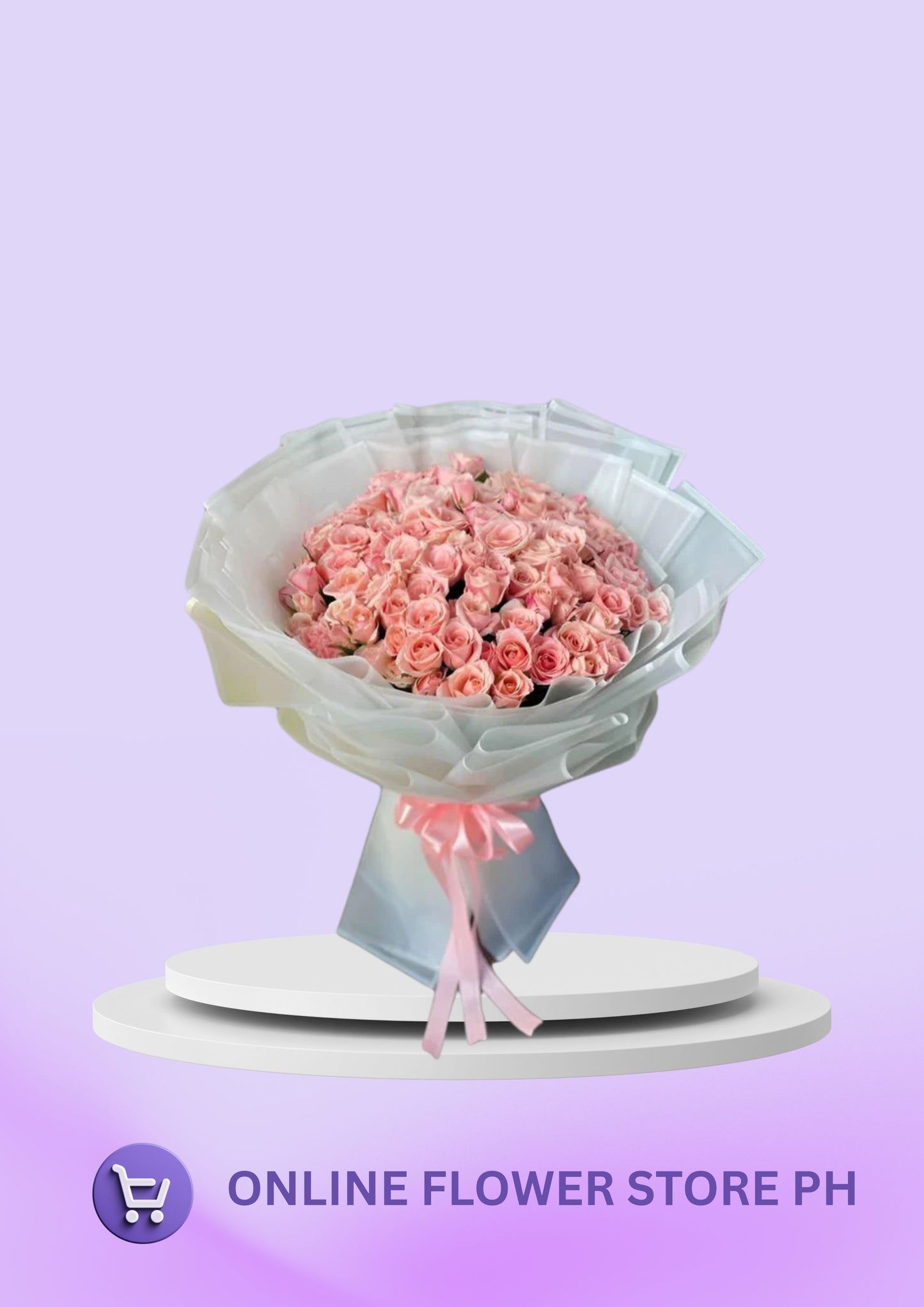 6 dozen light pink rose