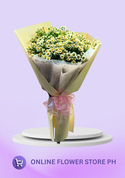 Sunny Serenity – Chamomile Bouquet