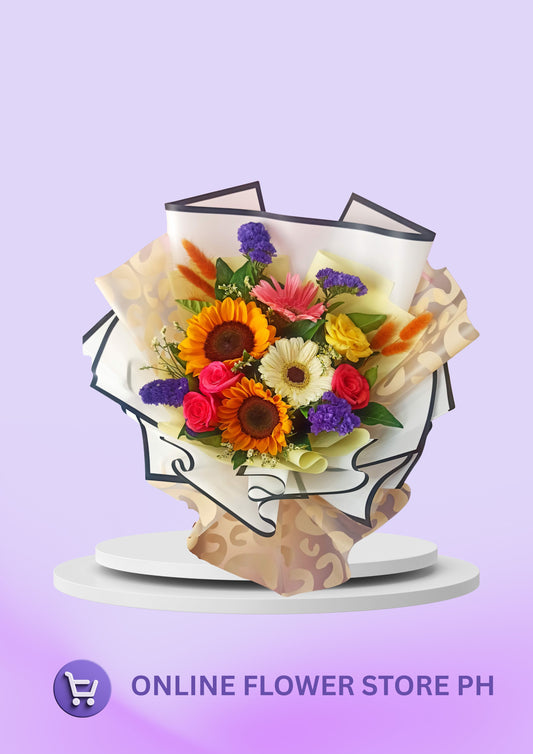 D- Blooming Bliss Mixed Bouquet