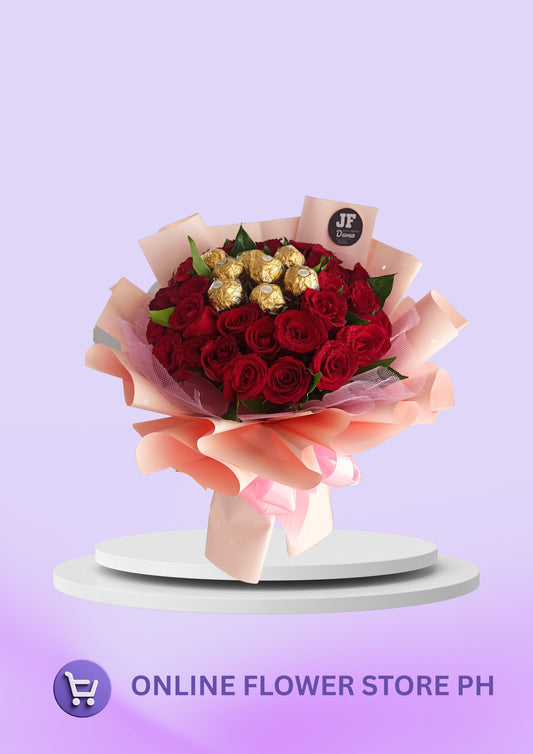 D- ltimate Love Bundle – Roses & Chocolates