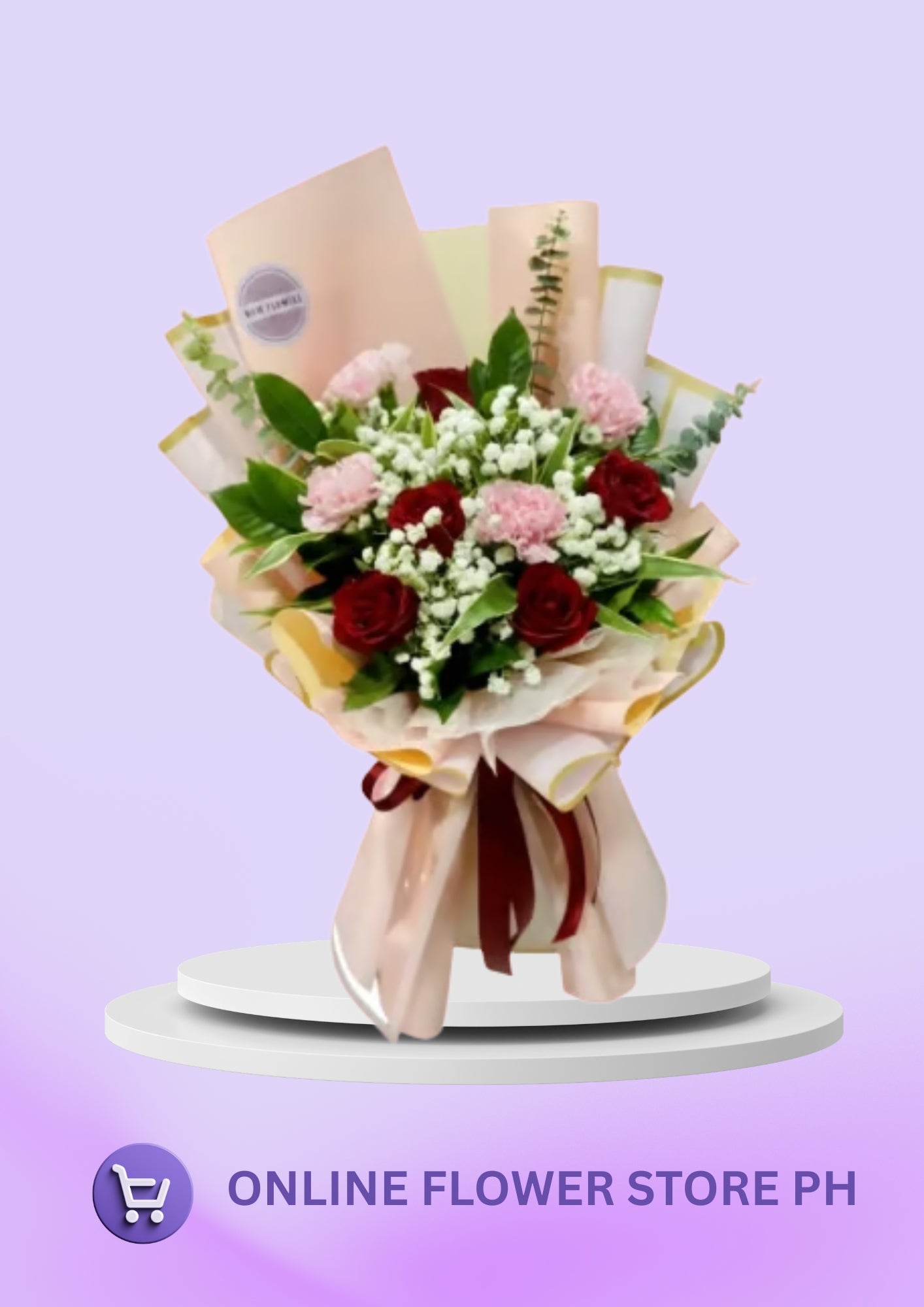 Rose & Carnations Flower Bouquet