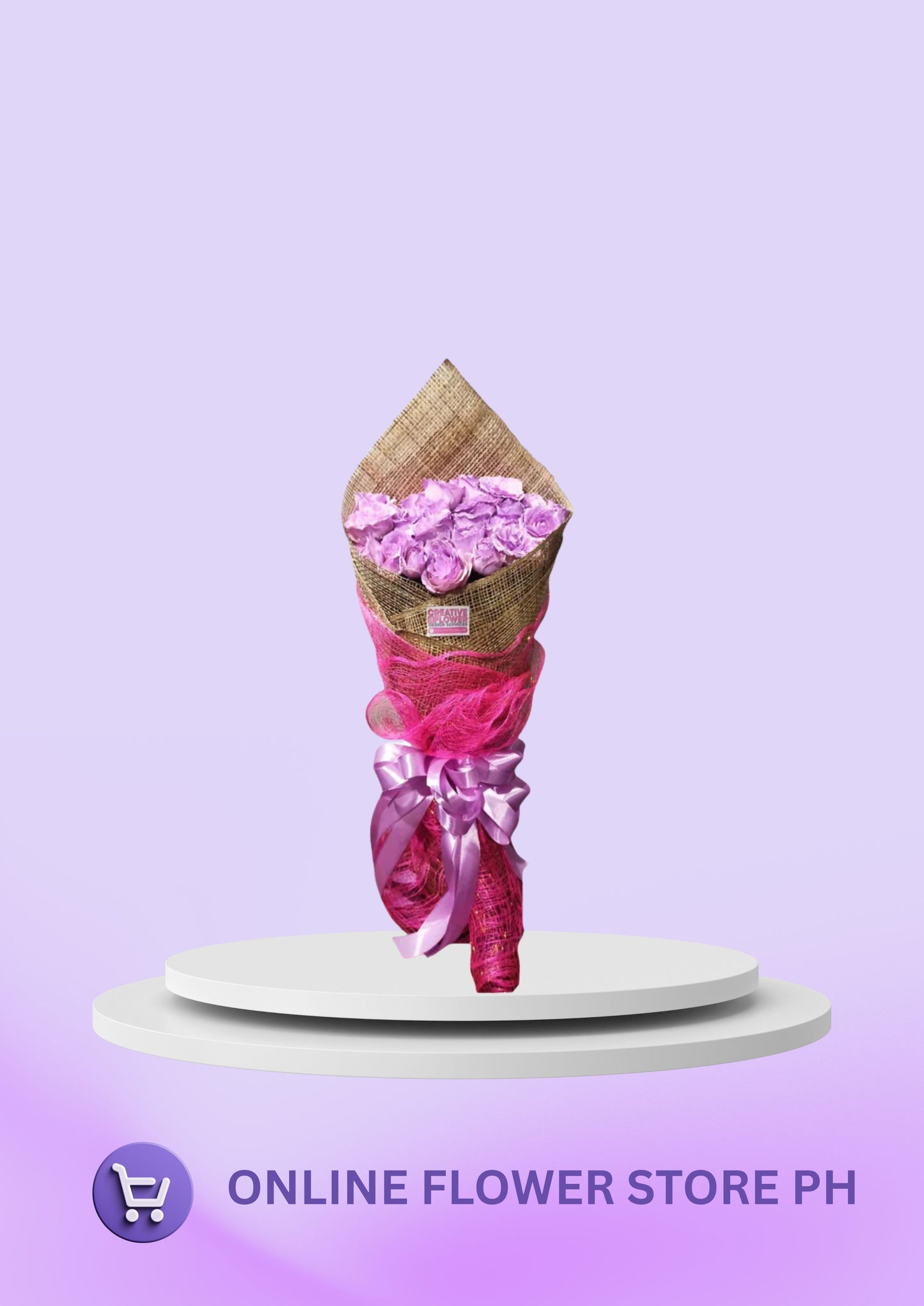 2 dozen - Purple spray simplicity