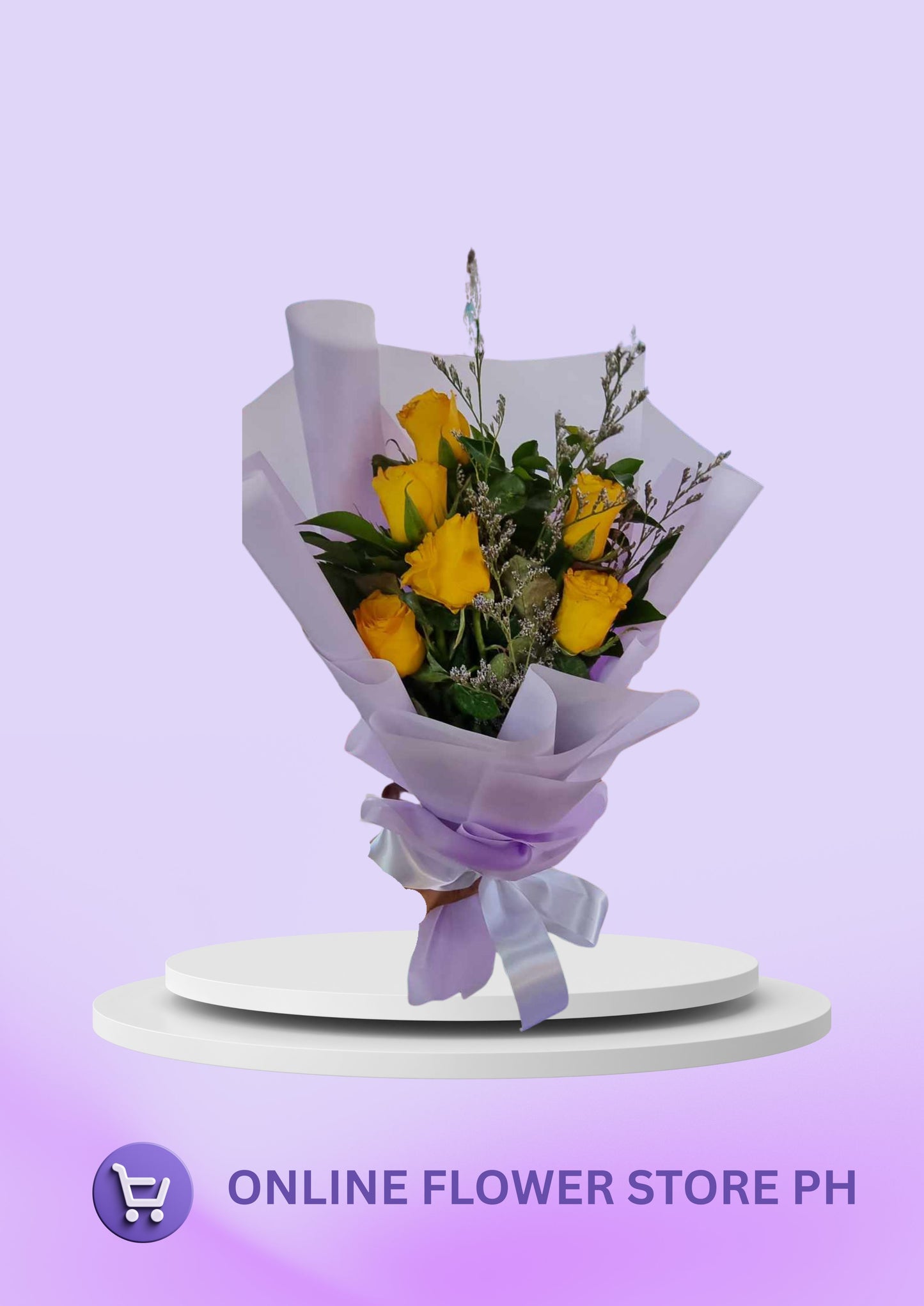 CDO- Cheerful Yellow Rose Bouquet