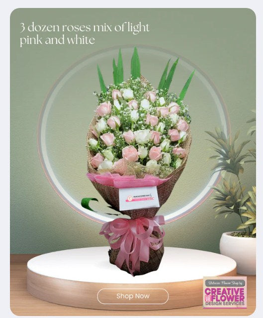 3 dozen Light Pink - Huge love