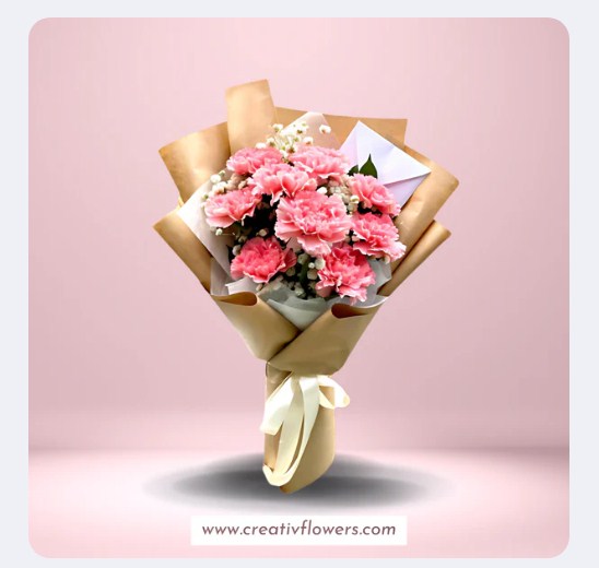 Carnation – Minimalist Bouquet
