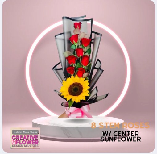 SUNFLOWER - Cascading Bouquet