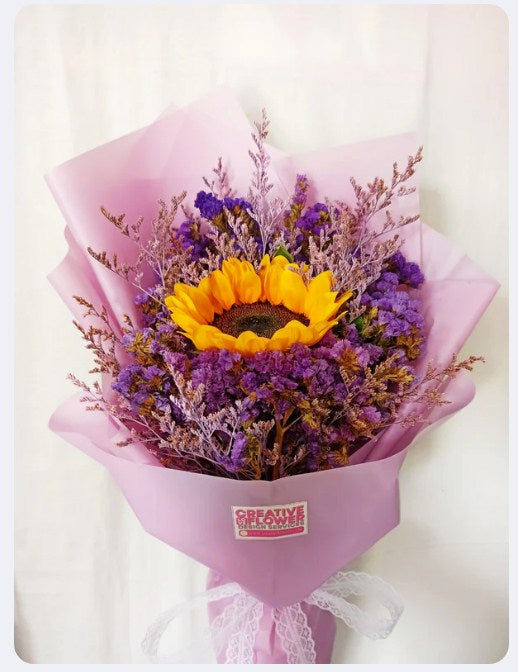 SUNFLOWER - Purple Plush