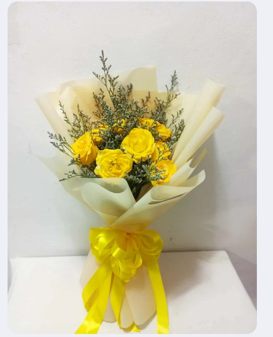 1 dozen- Yellow Spray Vibes