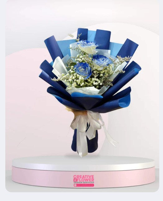 3- Splash in Blue