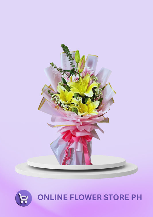 Stargazer - Yellow Lilies