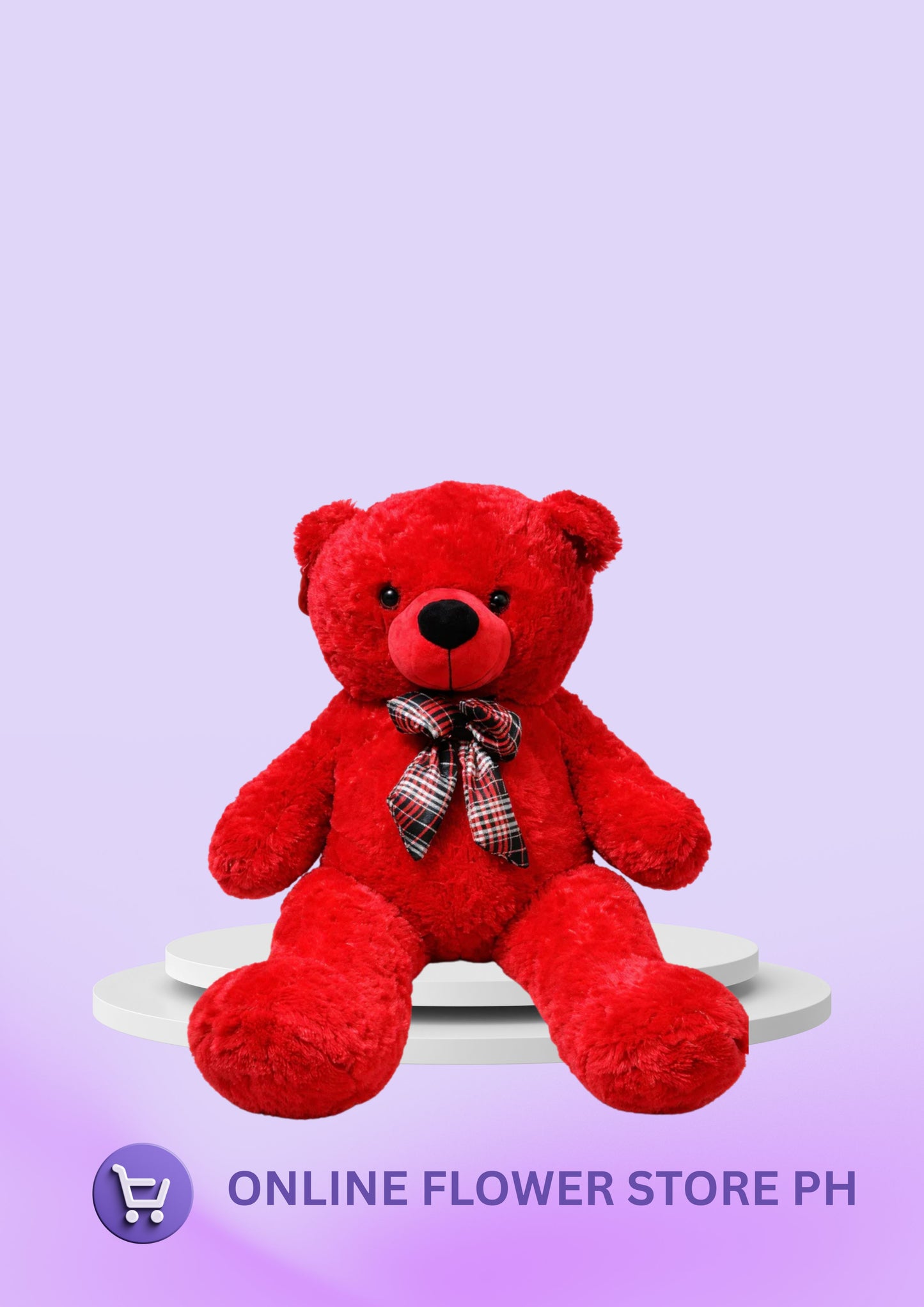 Stufftoy - Teddy red (5ft)