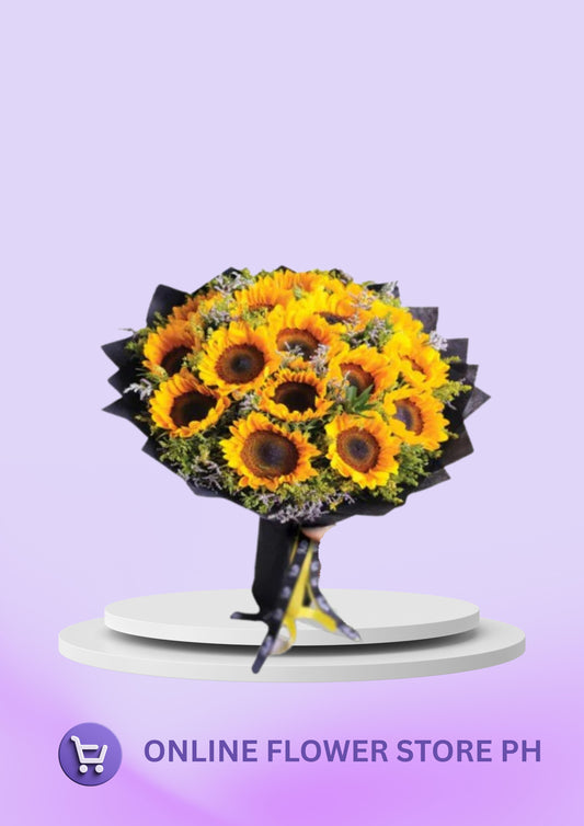 Huge Happiness – 20 Sunflowers Bouquet