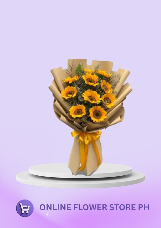 Sunflower – Lovely 10th Bouquet