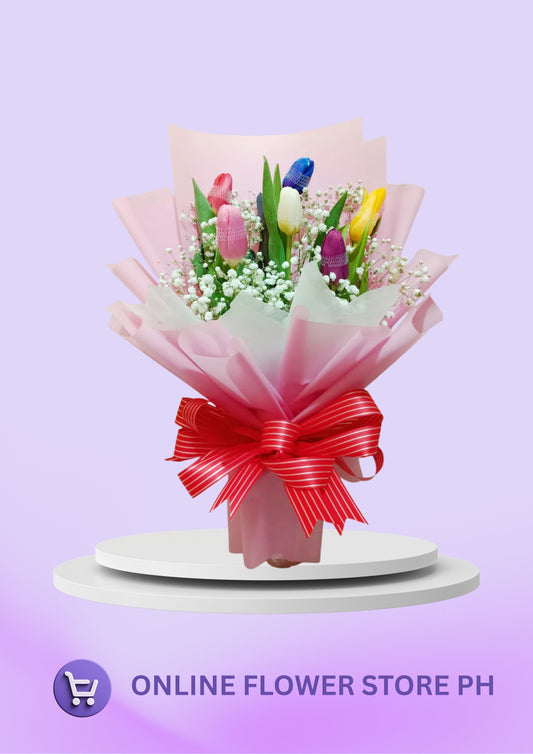 Tulips - 6 pink glamour