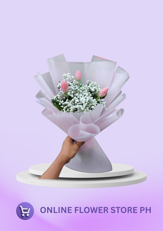 Tulips - Light pink kises (3)