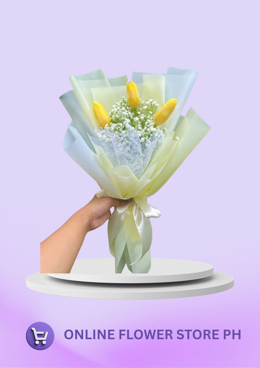 Tulips - yellow warm hug