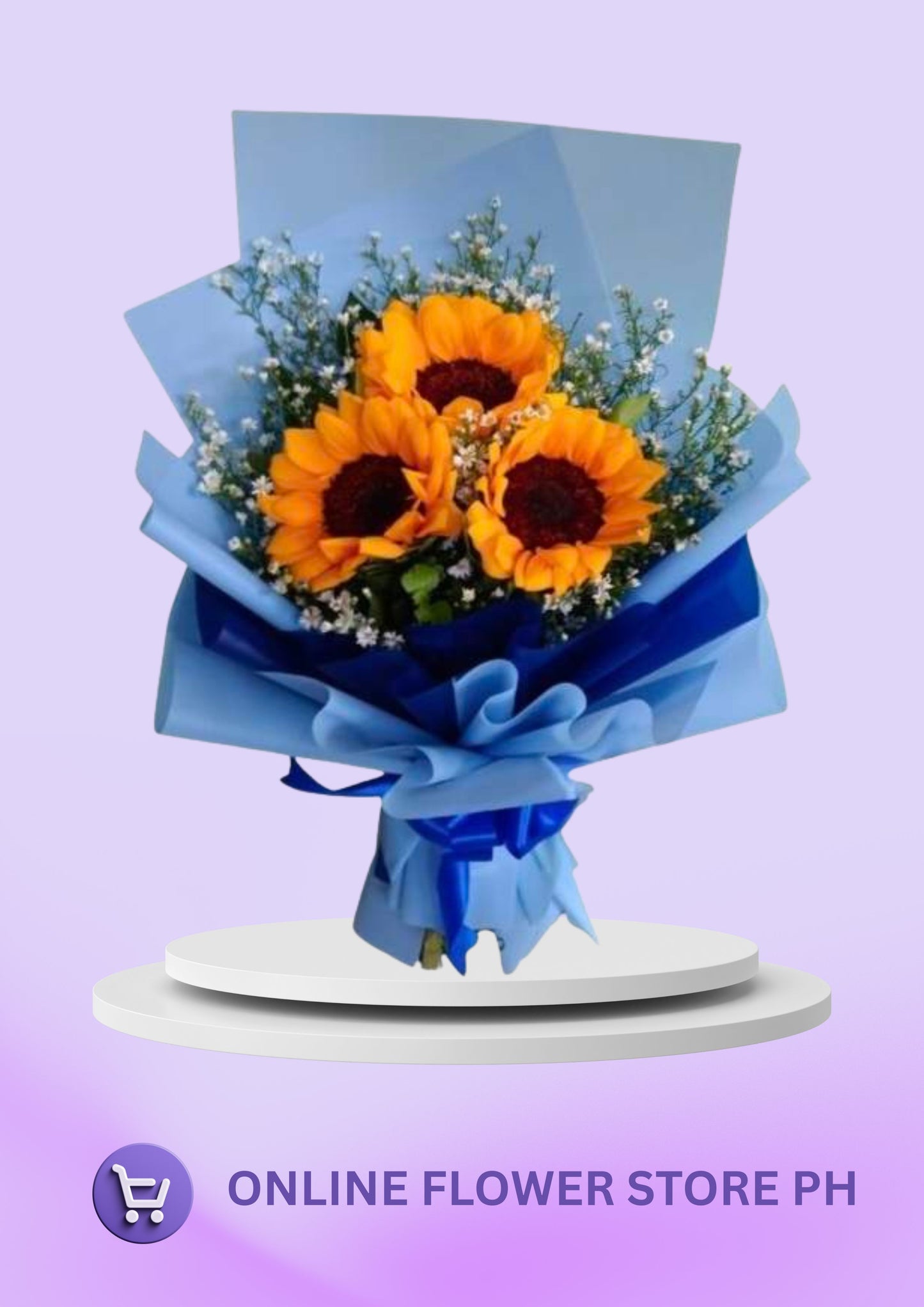 3 stems Sunflower Bouquet