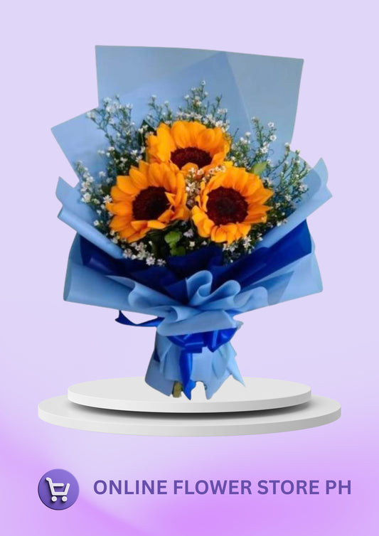 3 stems Sunflower Bouquet