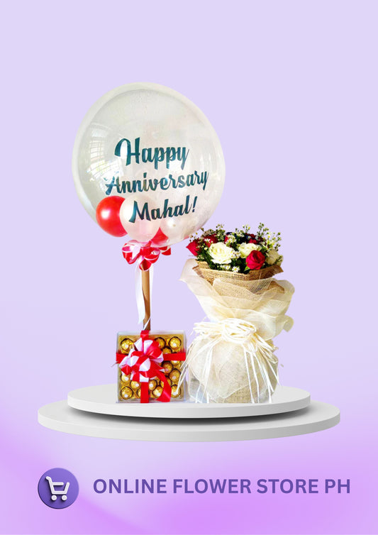 Birthday / Anniversary - Red White surprise