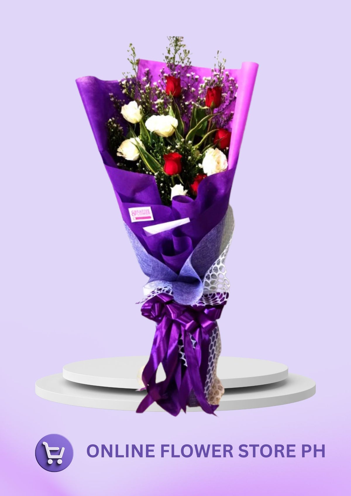 1 Dozen- Purple and Mix
