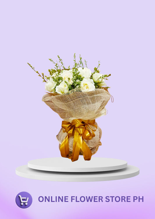 18 Stems Fairy White